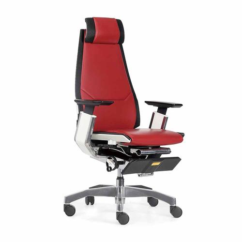 工厂销售行政皮革办公椅中背自定义人体工程学游戏椅转椅与轮子舒适